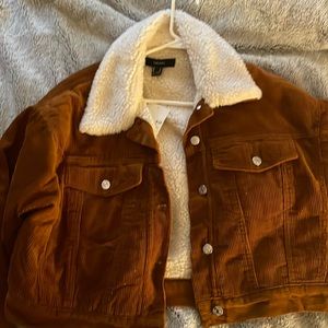 Cropped rustty brown Forever21 Jacket